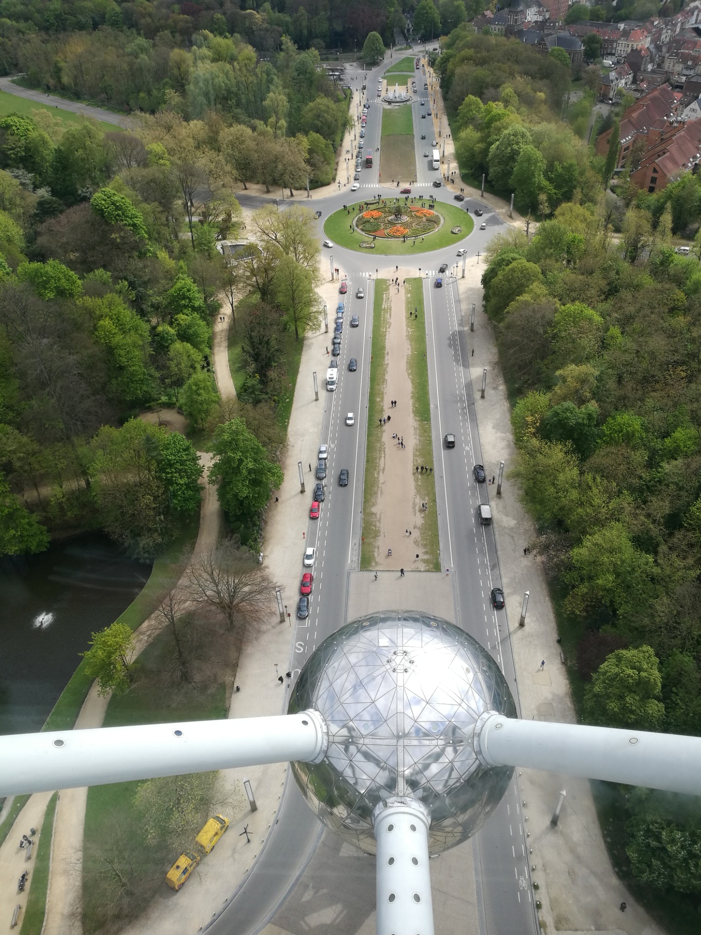 Vista dall' Atomium